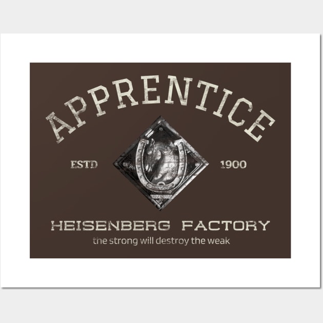 Heisenberg Factory Apprentice Wall Art by monoblocpotato